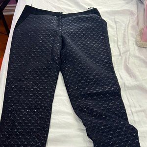 Ted Baker black glitter pants trousers